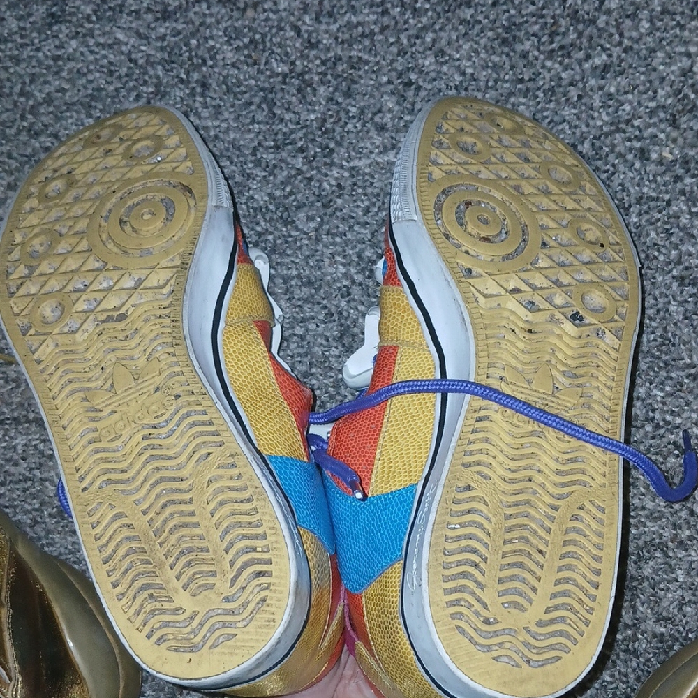 Adidas Jeremy scott Multicolor Bone Sneakers - Picture 3 of 4